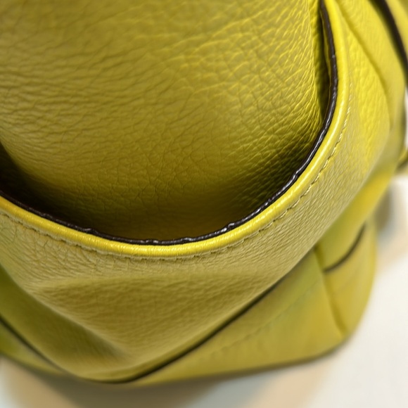 Coach Yellow Leather Shoulder Bag - Picture 8 of 10